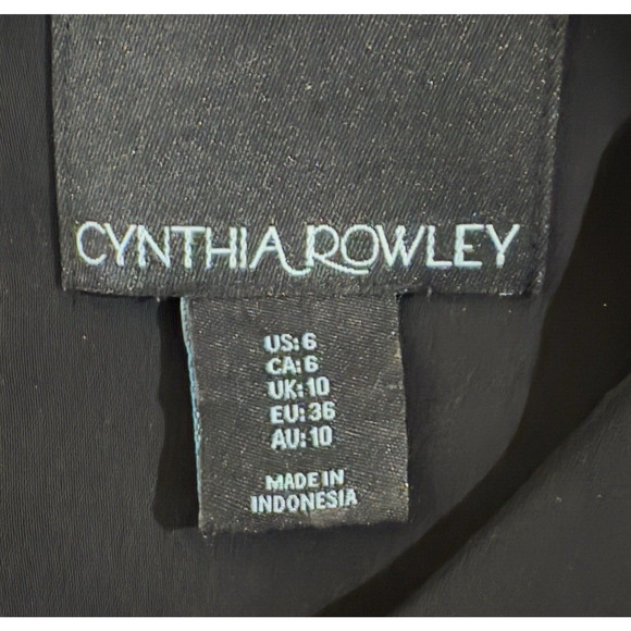 Cynthia Rowley Shift Dress Womens Size 6 Above Knee Mini Short Sleeve Colorblock - Picture 6 of 12